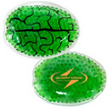 Green Brain Hot/ Cold Pack with Gel Beads